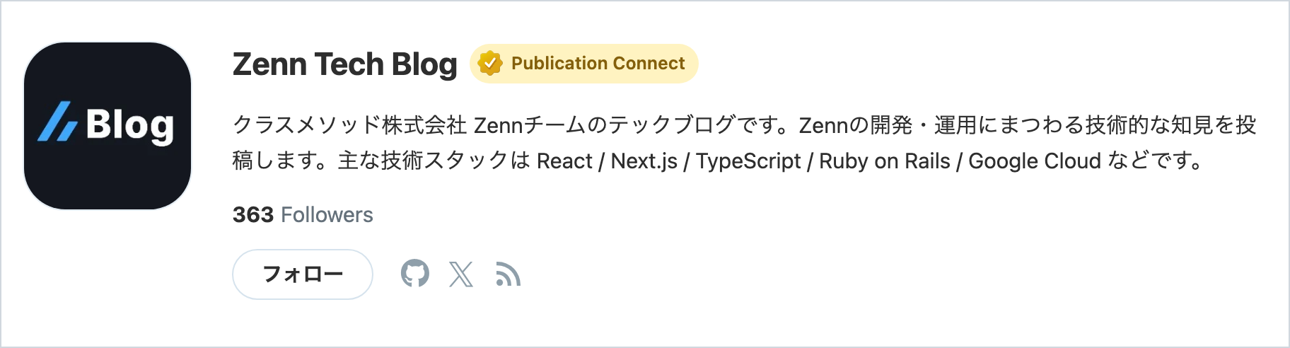 Zenn Tech Blog